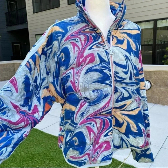 NWT Free People Printed Pippa Packable Puffer Jacket FP Movement Small - Picture 7 of 13